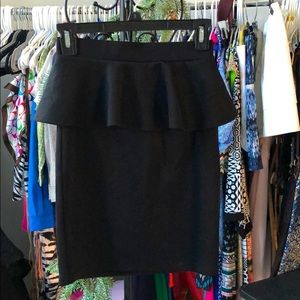 Black skirt